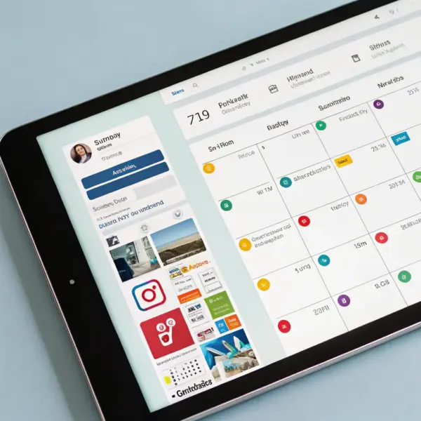 Social Media Content Calendar - SocialPro